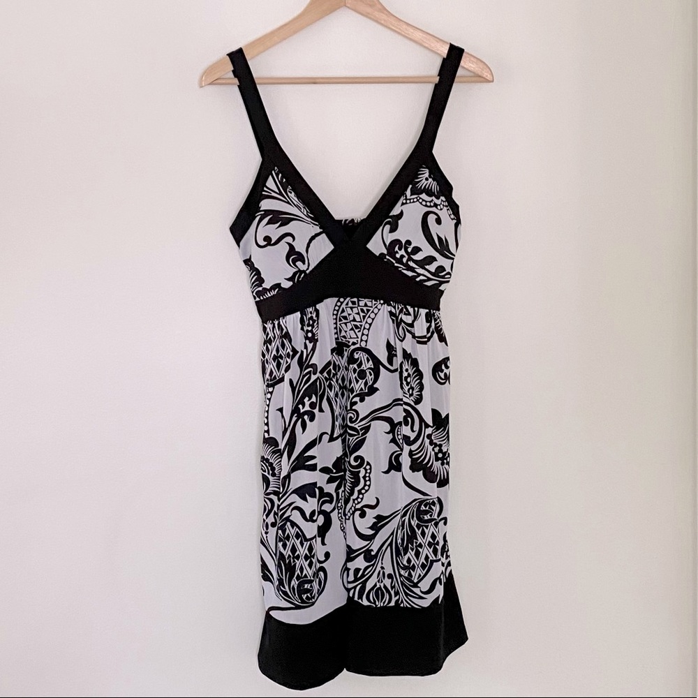 Black & White Paisley Dress